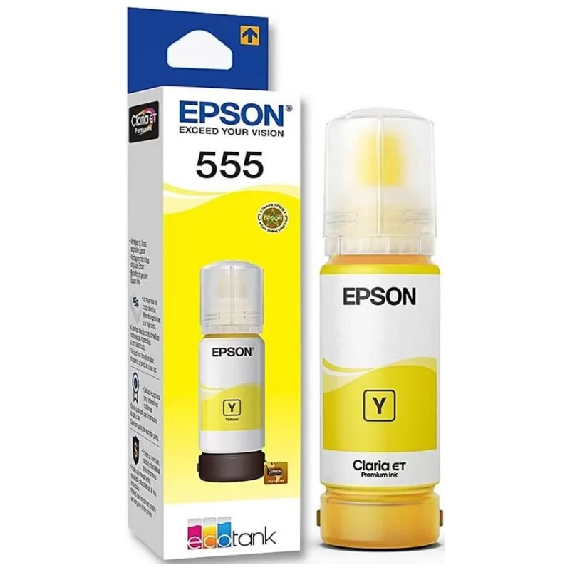 Botella Epson T555420-AL, Yellow 70 ml L8180 (6.200 paginas)