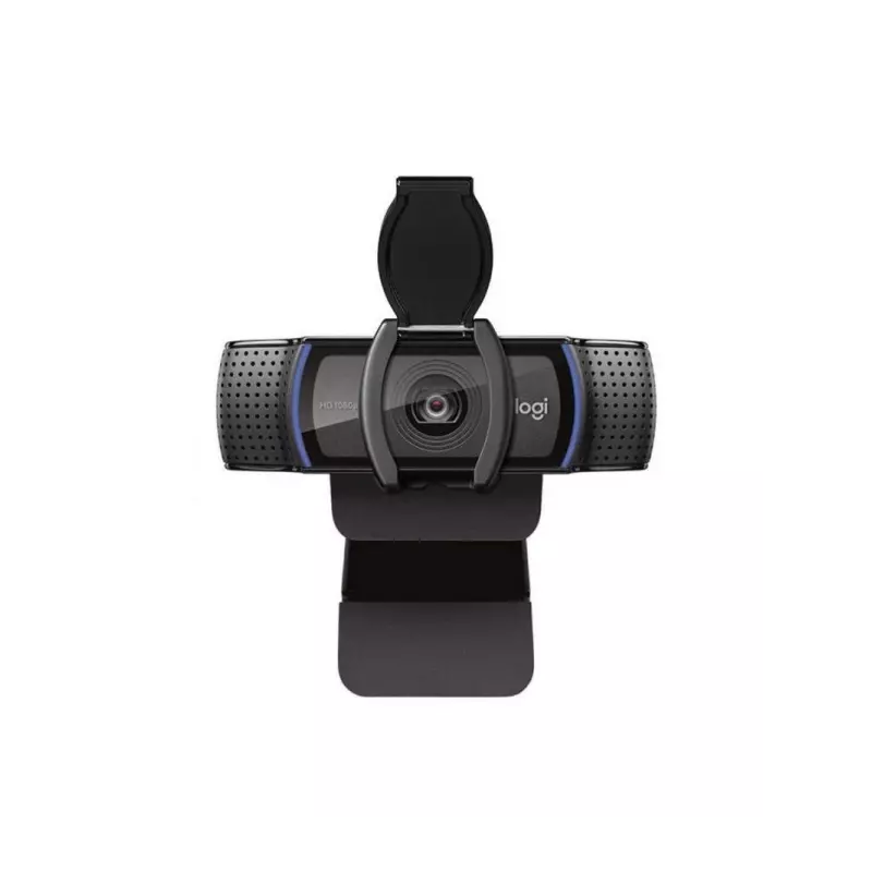 CAMARA WEB LOGITECH C920s PRO Full HD 1080 USB Compatible Win-Mac 2 Micrófonos Incorporados Audio Estéreo Garantía 2Años-NEGRO