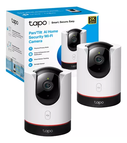 Cámara TPLINK inteligente Wi-Fi de seguridad para el hogar con movimiento horizontal y vertical