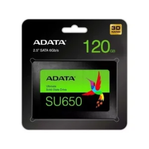 Disco sólido SSD interno Adata Ultimate SU650 120GB negro