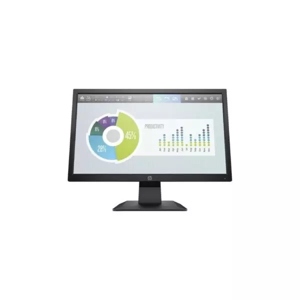 Monitor HP P204v 19,5 (1600 X 900) Conectividad 1 HDMI 1.4 1 VGA (compatible con HDCP), Garantía 3-3-0